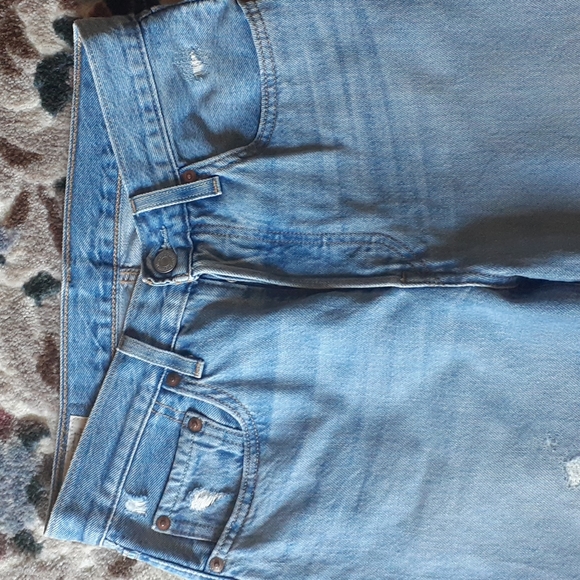 Vintage 90s Levi's 501 Distressed High Waisted Jeans 26X26 - Picture 6 of 17